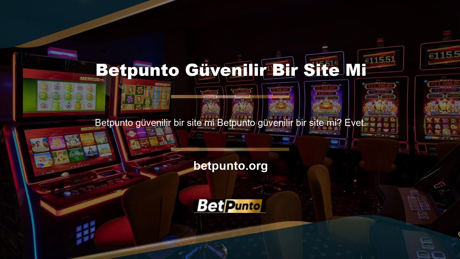 Betpunto çevrimiçi oyunlar ve çevrimiçi gerçek parayla casino hizmetleri alanında güvenilir platformlardan biri olarak gösteriyor