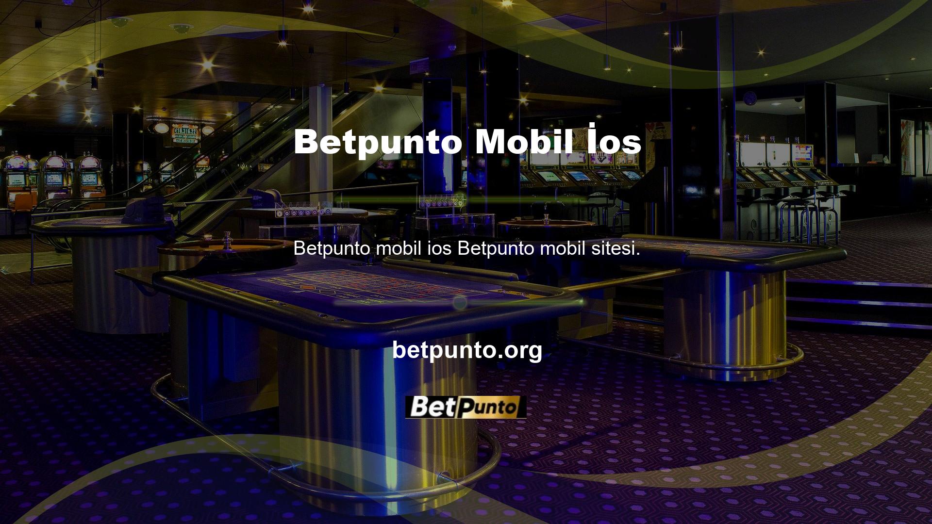 Betpunto iOS mobil uygulamasını birçok yönden geliştirin, spor bahis uygulaması, bonuslar ve promosyonlar, casino oyunları vb